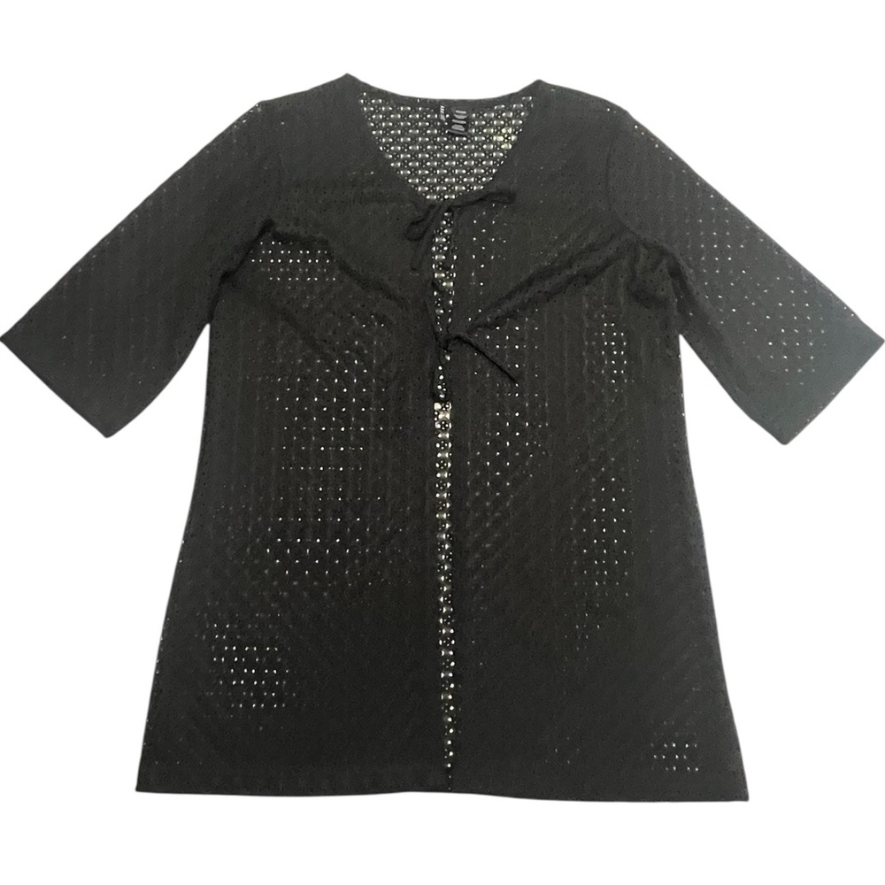 EUC Anne Cole Black Cover Up Size XXL